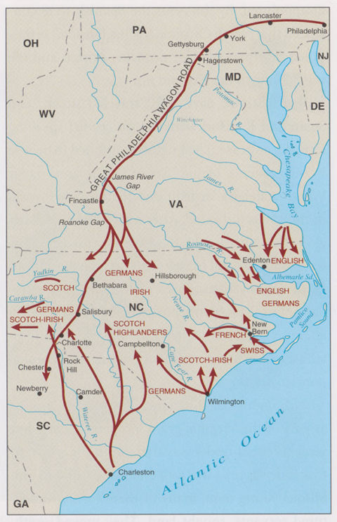 European Colonization of the Piedmont | Foragable Community